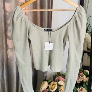 Zara Puff Sleeve (Brand New)